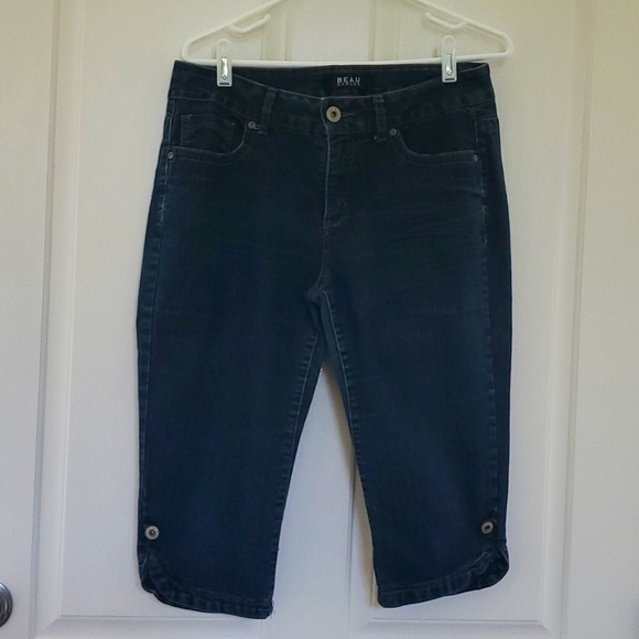 Women's denim carpi pants - Picture 1 of 5